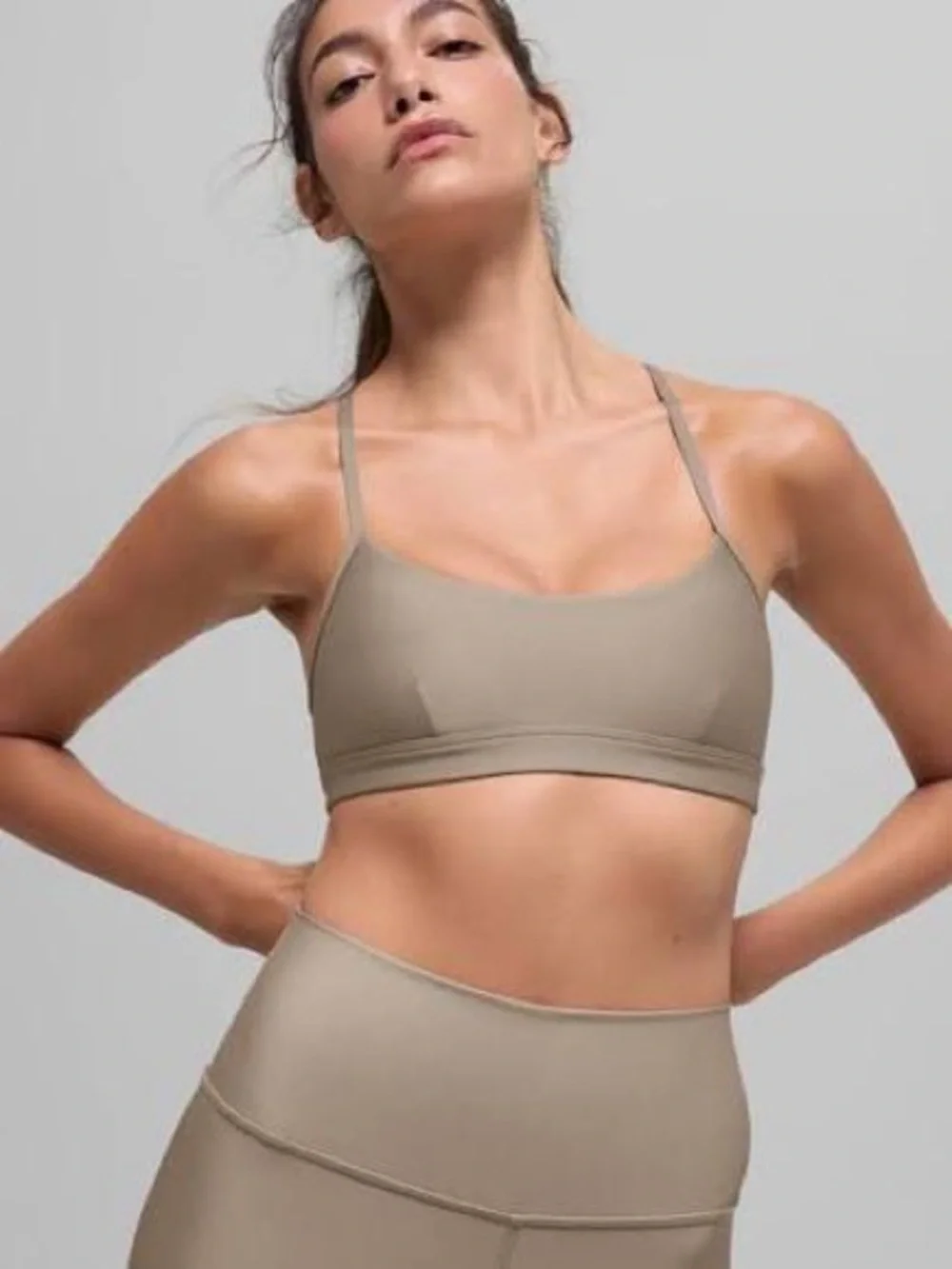 Airlift Intrigue Bra - Gravel Size Small